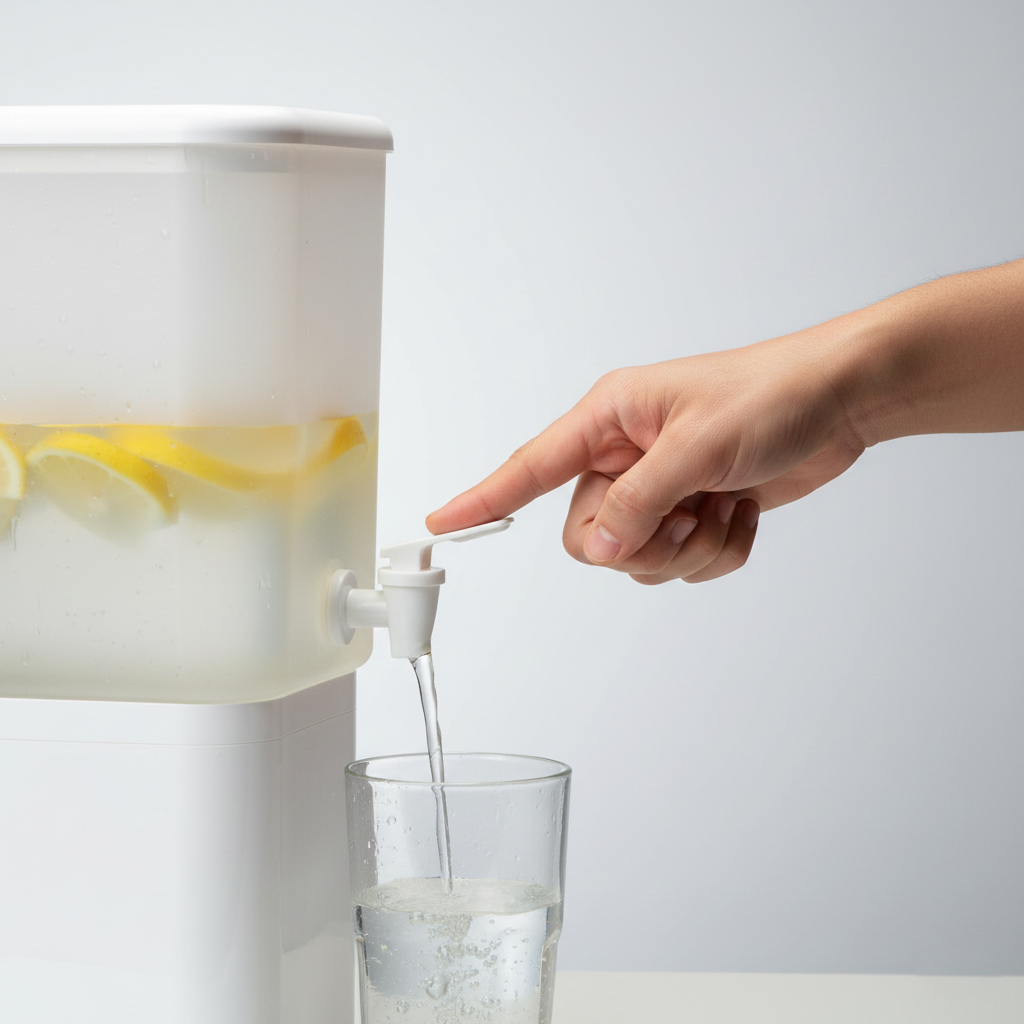 Cold Kettle with Tap Fridge and Chilled Drink Jug Dispenser 1.5 Liter